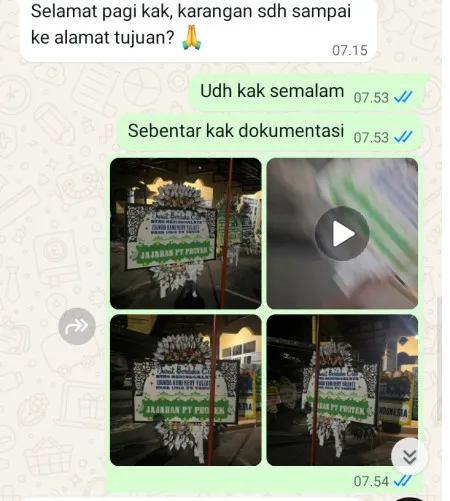 Pengiriman Papan Bunga Selamat Gandaria Utara