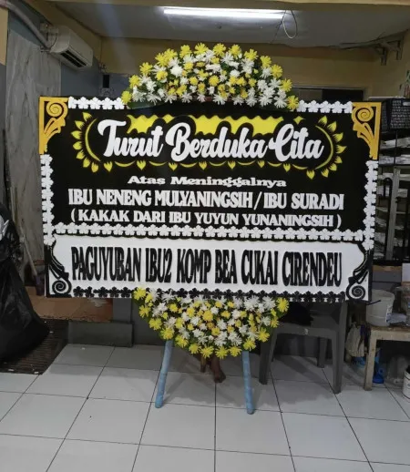 Papan Bunga Duka Gandaria Utara