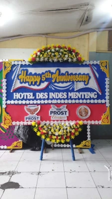 Papan Bunga di Gandaria Utara